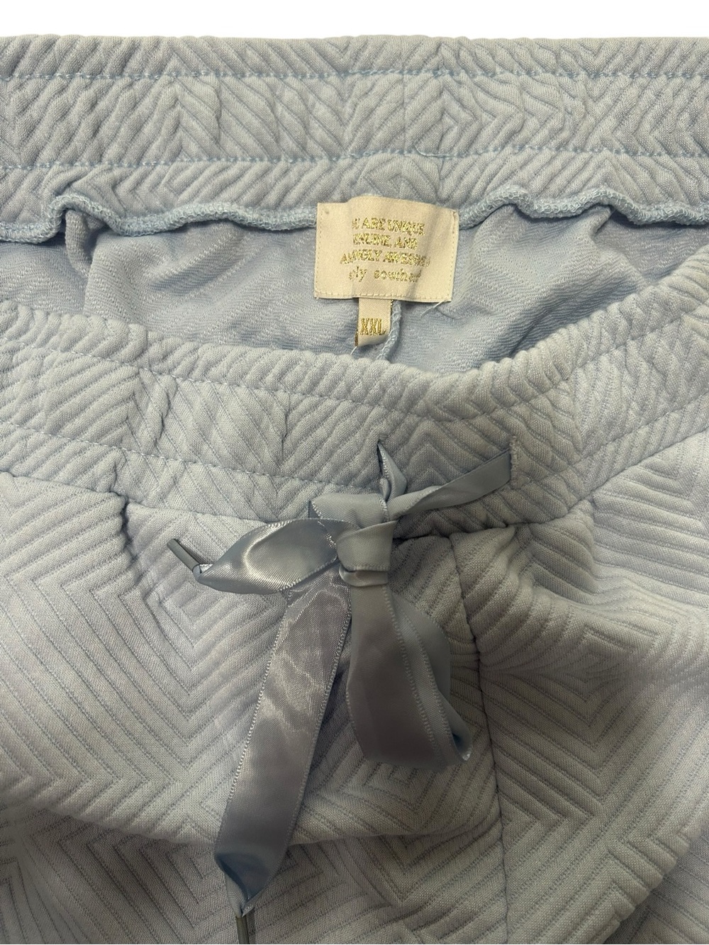 Simply Southern Blue Pants with Beautiful pearl & rhinestone embellishments XXL - Picture 5 of 6